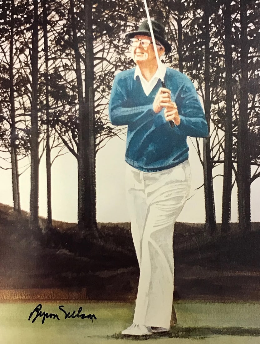 Byron Nelson Autographed Golf Photo 8x10 (1 of 1)