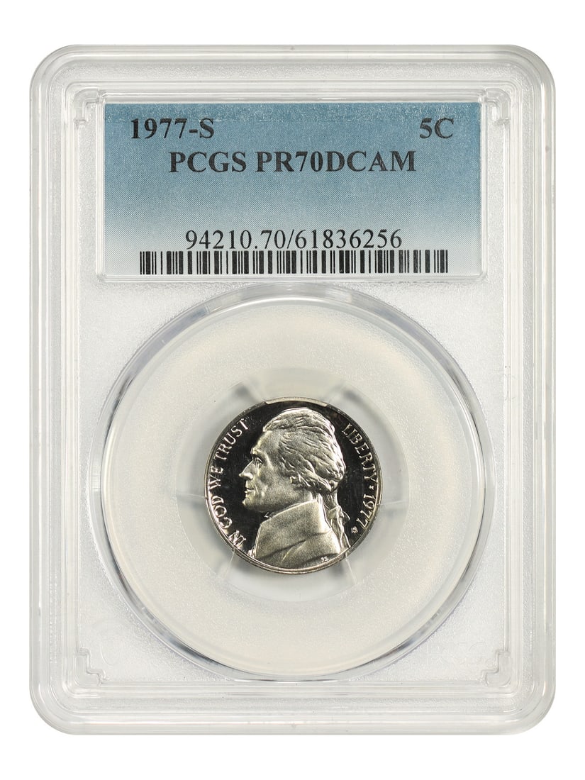 1977-S 5C PCGS PR70DCAM - Jefferson Nickel (1 of 2)