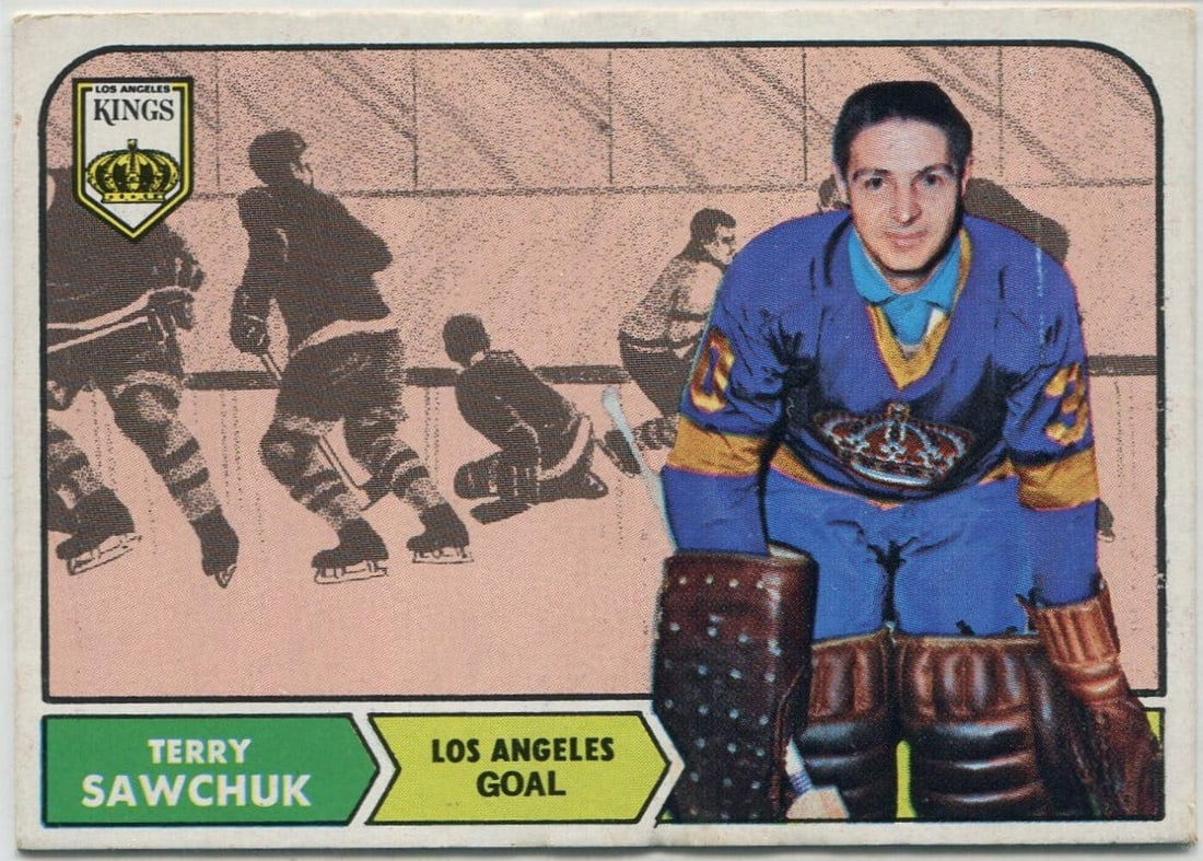 Terry Sawchuk 1968-1969 Topps Card #34 (1 of 2)