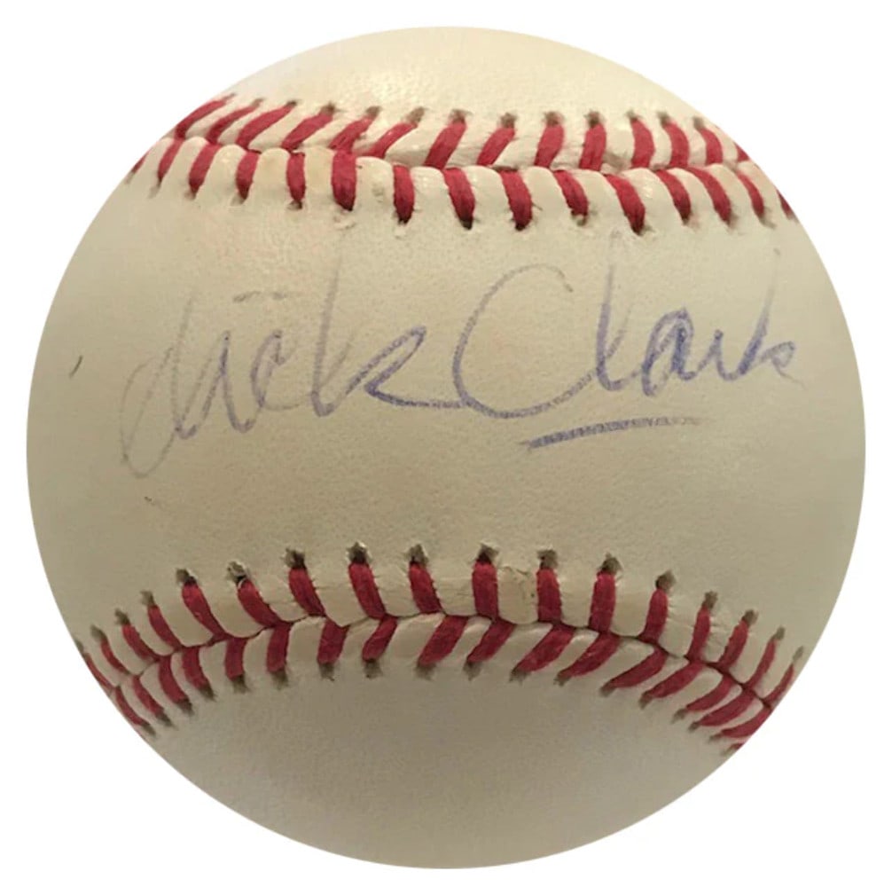 Autographed Official Baseball Clark Dick American League JSA (1 of 2)