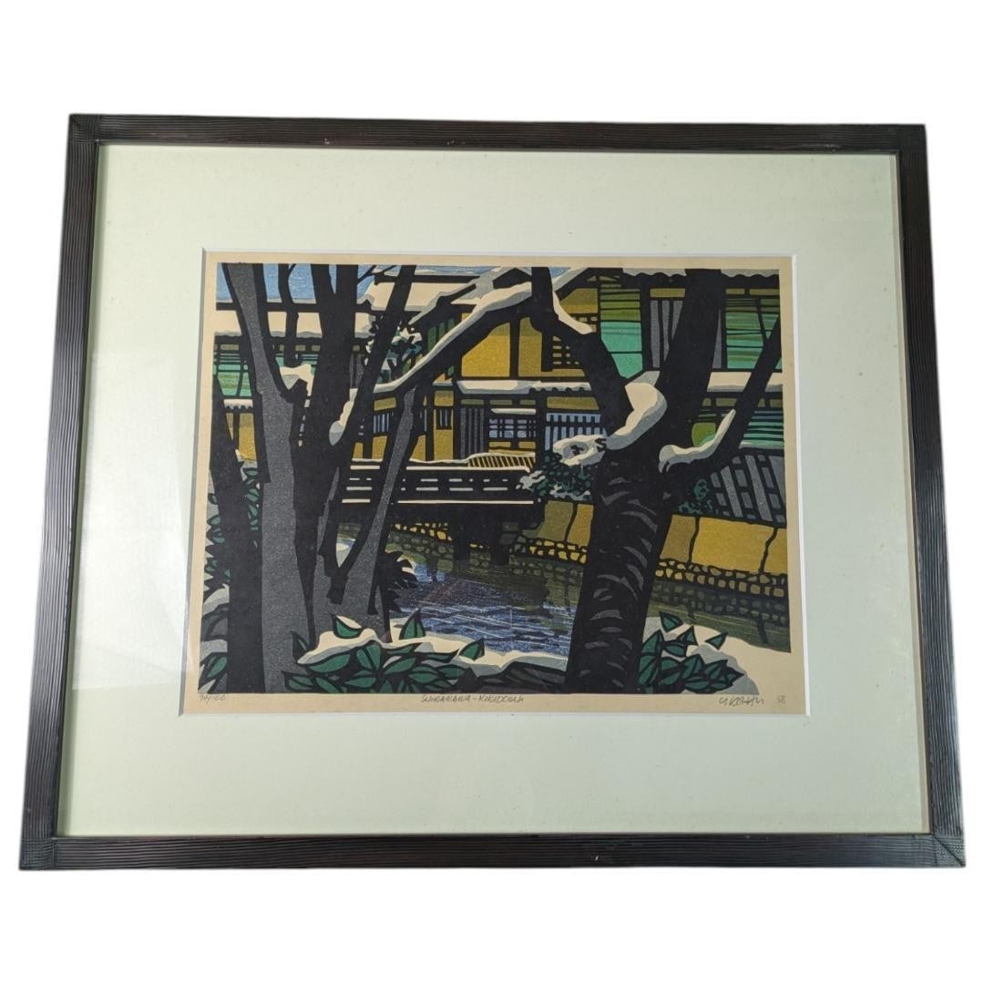 Woodblock Framed Signed Ed 74/ 100 Shirakawa Kiridoshi Karhu 1986: Woodblock Framed Signed Ed 74/ 100 Shirakawa Kiridoshi Karhu 1986 Item Specifics: Primary Material: Paper Color: Multi-Color Region Of Origin: Japan Age: 1986 Product Disclaimer: Please review the ful