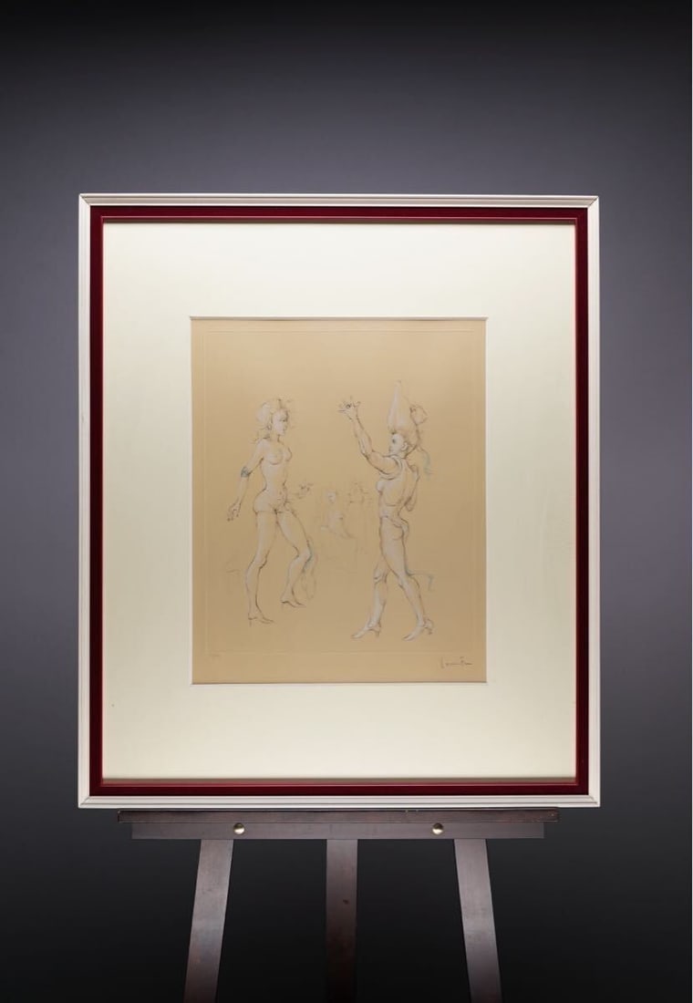 Leonor Fini HERO LEANDRO Etching Signed ED 95/ 250 Framed With COA Authentic: Leonor Fini HERO LEANDRO Etching Signed ED 95/ 250 Framed With COA Authentic Item Specifics: Type: Print Product Disclaimer: Please review the full description and photos. Lithographs may be plate-sig