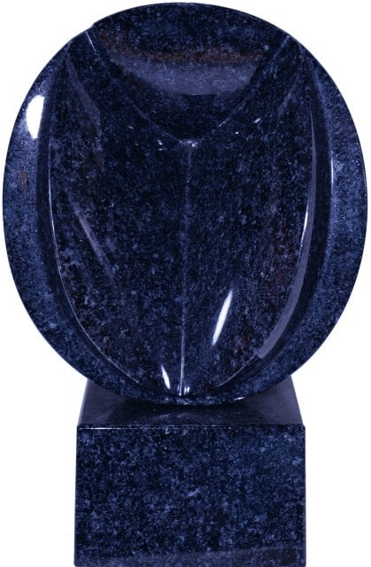 Japanese Modernist Art Masayuki Nagare Stone Sculpture Face (1 of 1)