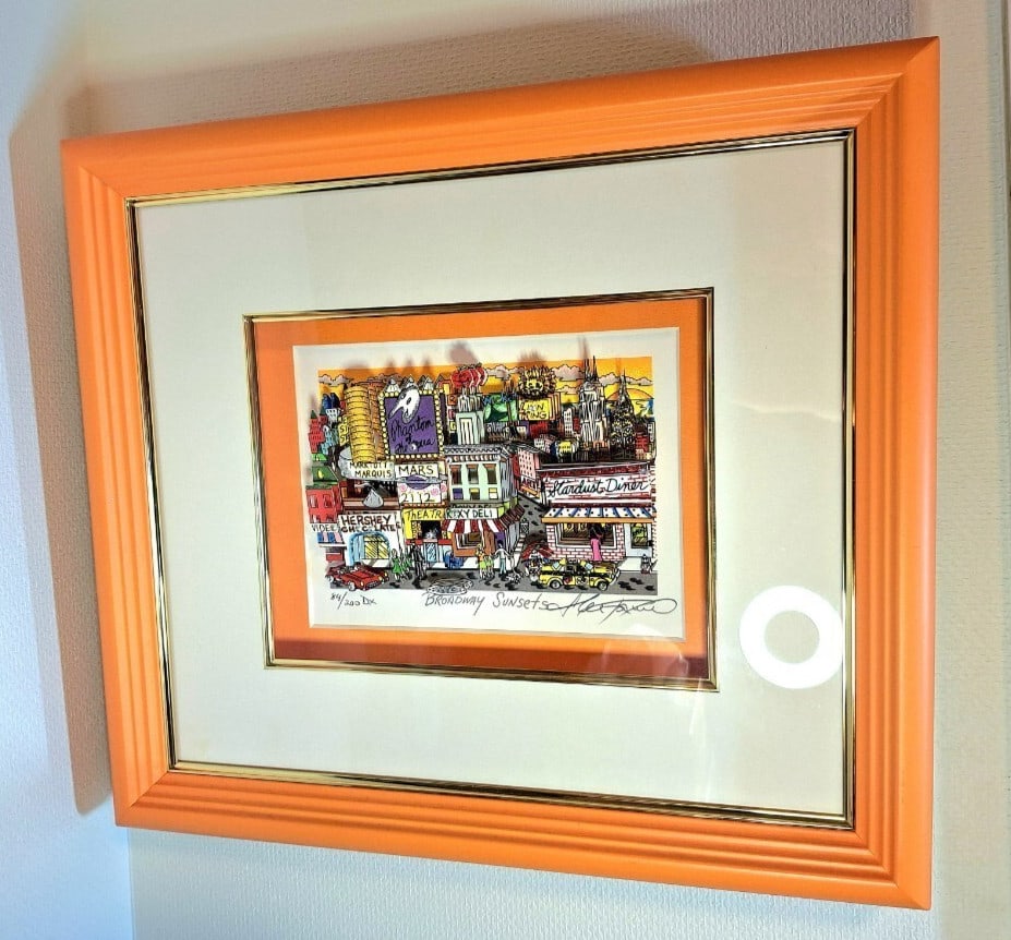 Charles Fazzino BROADWAY SUNSET 3D Art Autograph Framed ED84 200DX: Charles Fazzino BROADWAY SUNSET 3D Art Autograph Framed ED84 200DX Item Specifics: Artist: Charles Fazzino Unit Of Sale: Single Piece Signed By: Charles Fazzino Size: Medium Framing: Framed Region Of 