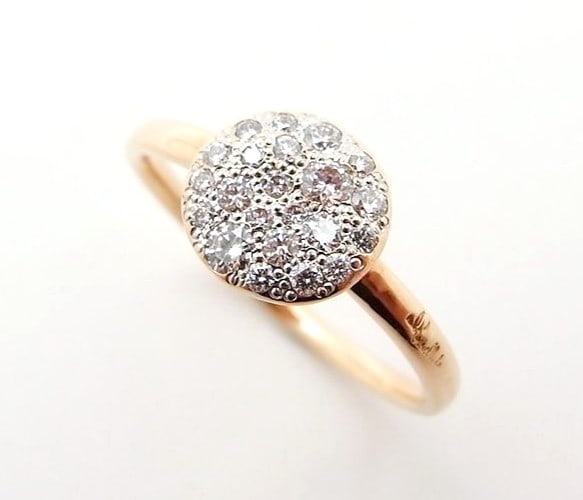 Pomellato Sabbia Diamond 0.24ct Pave 18k Rose Gold Cocktail Ring Size 53 US 6.25: Pomellato Sabbia Diamond 0.24ct Pave 18k Rose Gold Cocktail Ring Size 53 US 6.25 Item Specifics: Antique: No Shape: Round Occasion: Anniversary Birthday Christening Christmas Engagement Graduation Mot