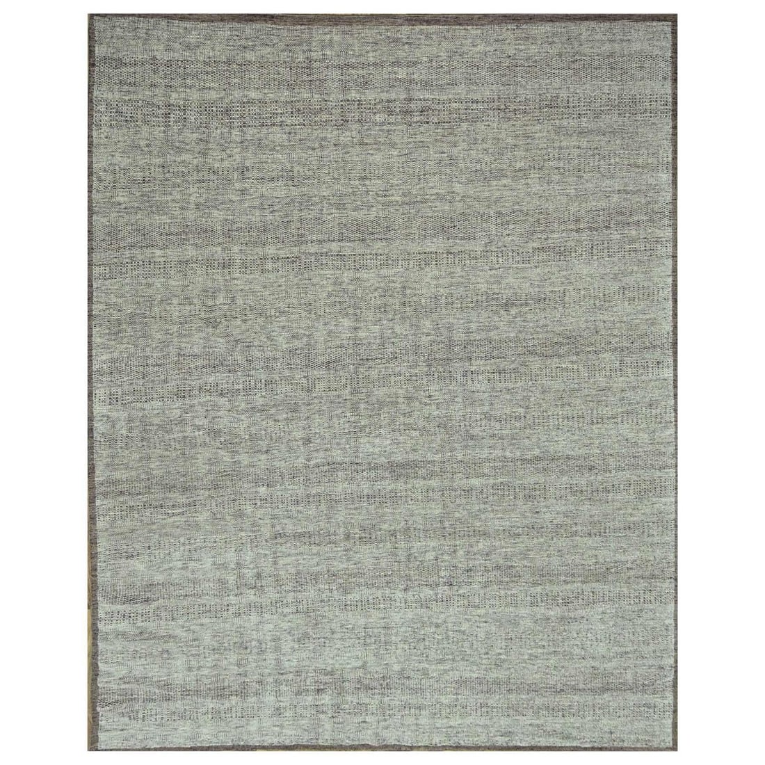 Carob Brown Hand Knotted XL Pure Wool Oxidized Grass Design Rug 12'1"x15: Carob Brown Hand Knotted XL Pure Wool Oxidized Grass Design Rug 12'1"x15 This stunning hand-knotted wool rug boasts a rich, oxidized grass design in warm brown hues, creating a unique and captivating 