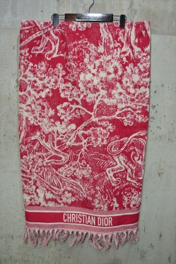 Dior beach towel blanket 21JOU800IXGS fringe animal Reverses Toile Tojuy (1 of 8)