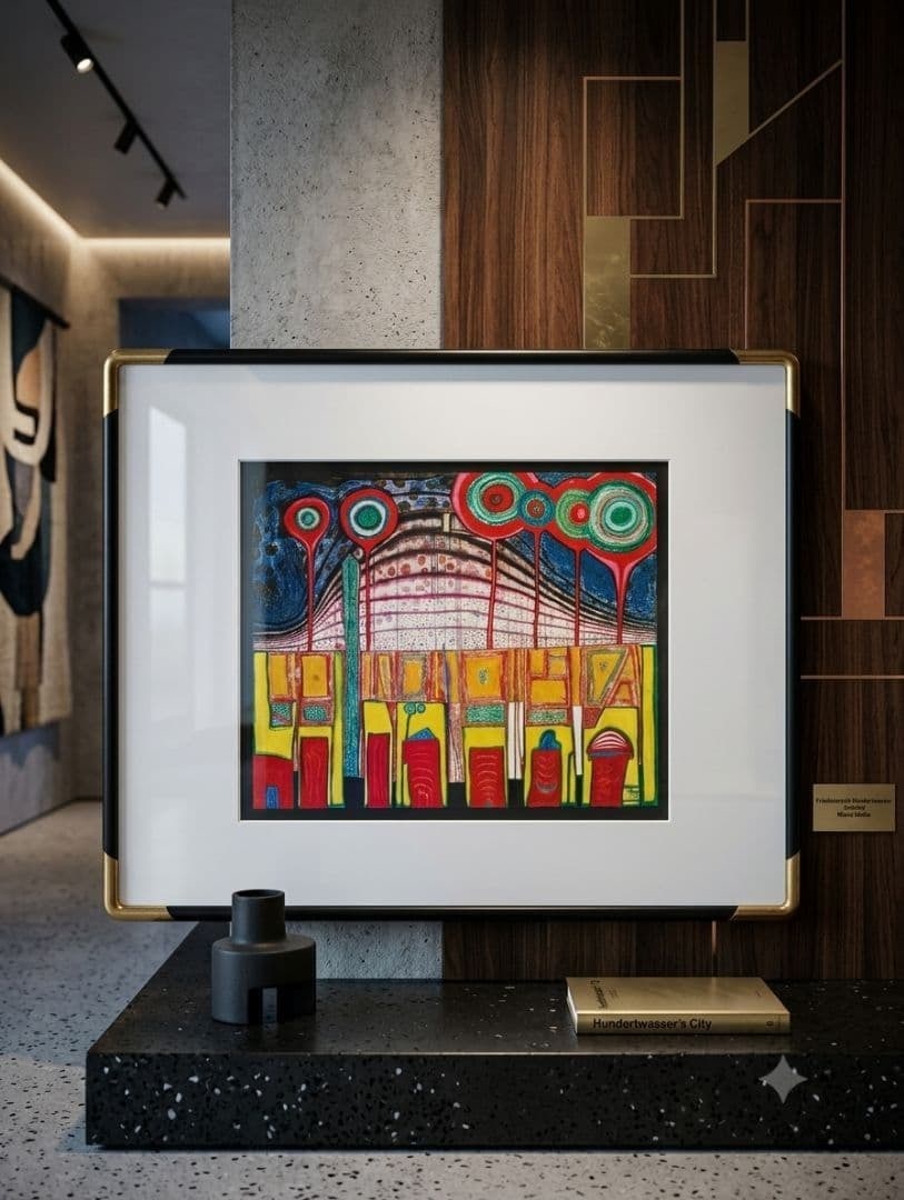 Friedensreich Hundertwasser 1974 Collotype Silkscreen 11 Color Print COA Jaffe: Friedensreich Hundertwasser 1974 Collotype Silkscreen 11 Color Print COA Jaffe Item Specifics: Artist: Friedensreich Hundertwasser Unit Of Sale: Single Piece Signed By: hundertwasser Size: Medium Sign