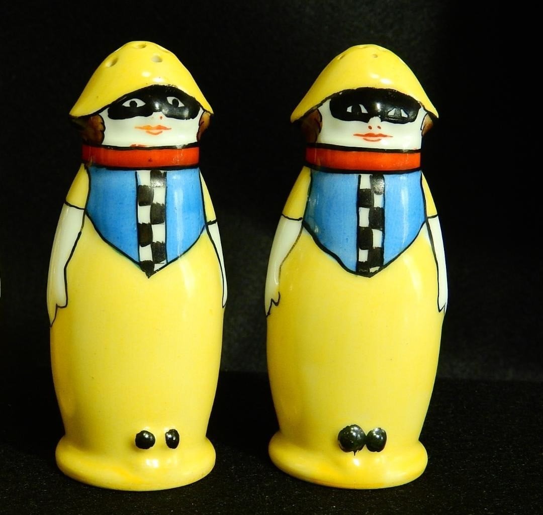 Noritake Masked Deco Lady Rare Collectible Antique S&P Old Set No 483: Noritake Masked Deco Lady Rare Collectible Antique S&P Old Set No 483 Item Specifics: Brand: Noritake Product Disclaimer: All collectibles are sold as-is; any grading given reflects opinion, not a gua