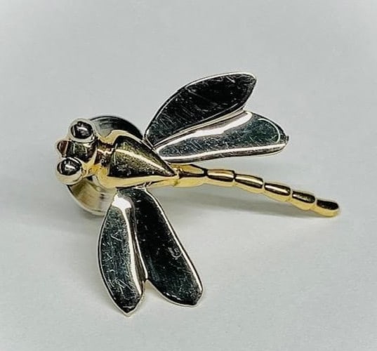 Chimento Pin Insect Gold Motif Italian Yellow White Brooch Dragonfly: Chimento Pin Insect Gold Motif Italian Yellow White Brooch Dragonfly Item Specifics: Shape: Dragonfly Occasion: Anniversary Birthday Christening Christmas Confirmation/Communion Engagement Graduation 