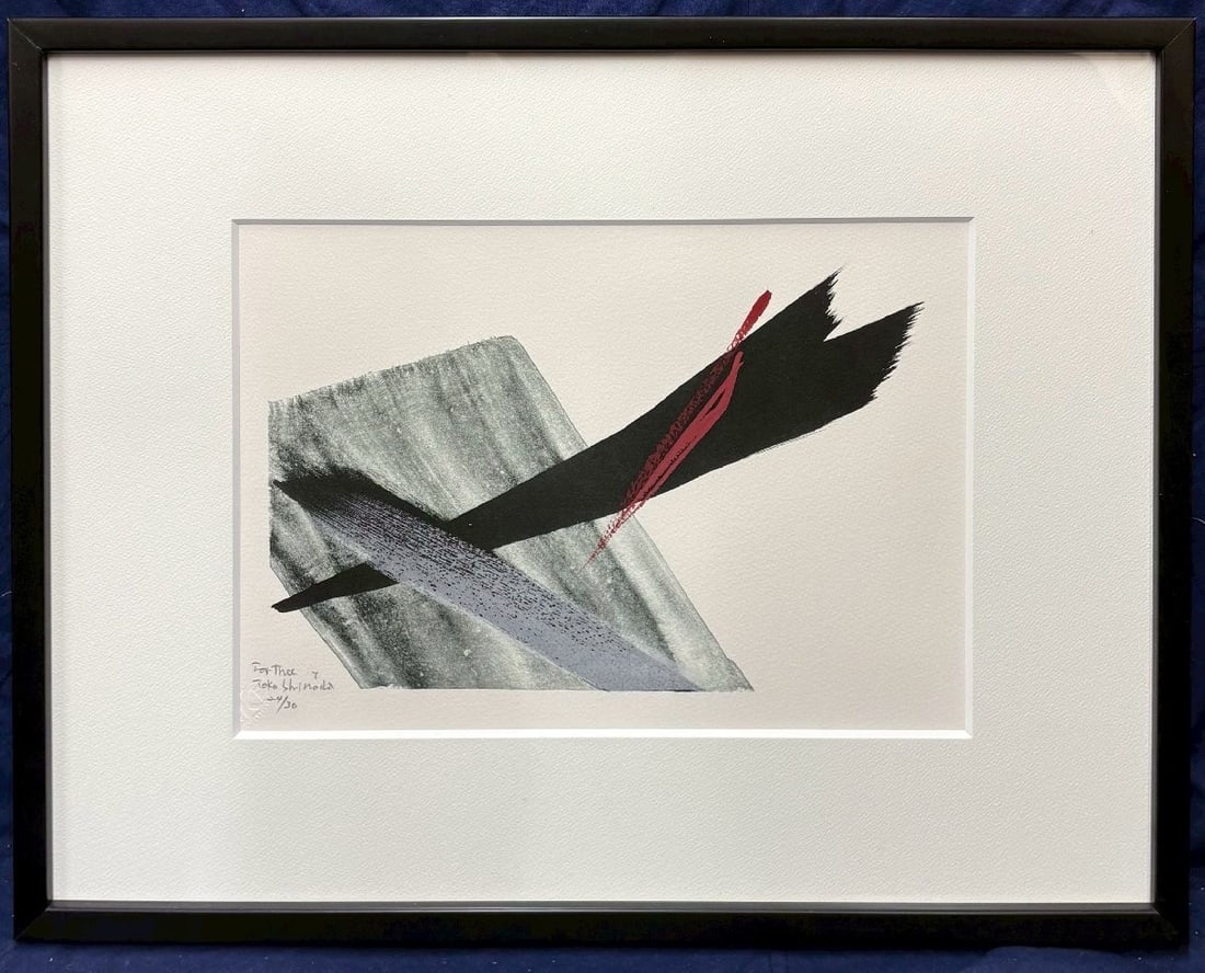 Toko Shinoda For Thee Y Lithograph Signed ED 24/ 30 Embossed seal Framed With Box: Toko Shinoda For Thee Y Lithograph Signed ED 24/ 30 Embossed seal Framed With Box Item Specifics: Artist: Toko Shinoda Size: Medium Signed: Yes Period: Contemporary (1970 - 2020) Material: Paper Origi