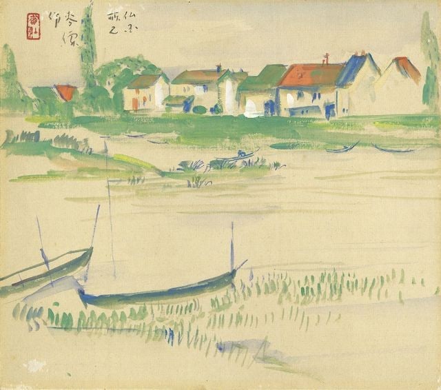 Woodblock Print Observations in Nihonga Framed Shikishi France Bakusen Tsuchida: Woodblock Print Observations in Nihonga Framed Shikishi France Bakusen Tsuchida Item Specifics: Artist: Tsuchida Bakusen Subject: Observations in France Material: Paper Style: Japanese Year Of Product