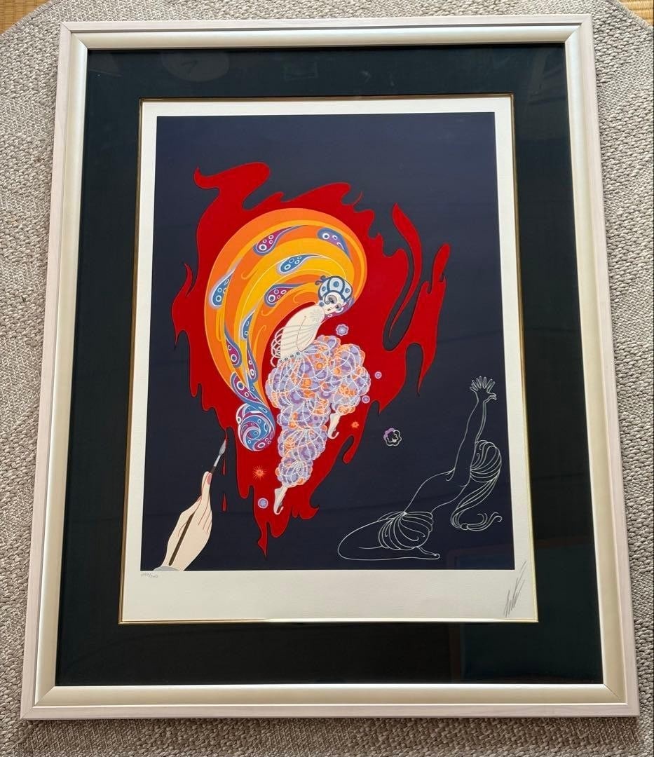 ERTE Oriental Tale Serigraph 1982 Signed ED 286/ 300 New Framed collectible: ERTE Oriental Tale Serigraph 1982 Signed ED 286/ 300 New Framed collectible Item Specifics: Artist: Erte Unit Of Sale: Single Piece Signed By: Erte (Romain de Tirtoff) Size: Medium Framing: Matted & F
