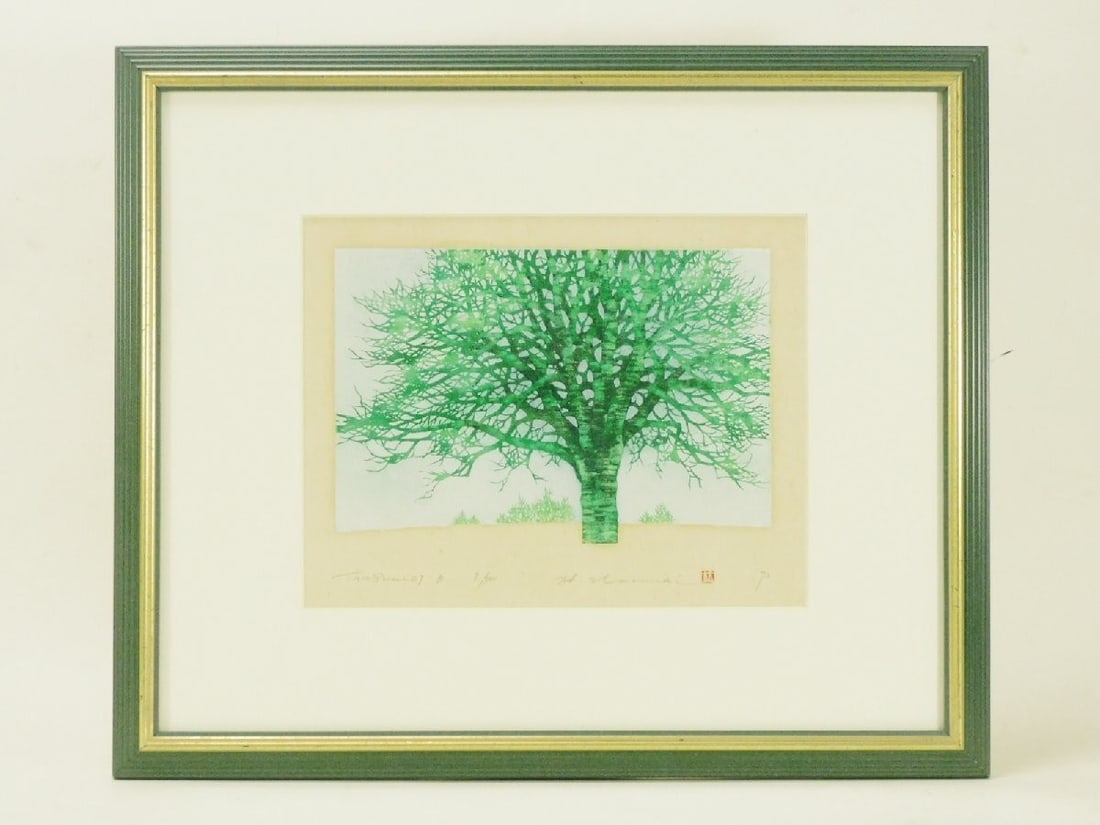 Hajime Namiki Tree scene Woodblock 1993 Signed ED 9/ 300 Framed Vintage Art: Hajime Namiki Tree scene Woodblock 1993 Signed ED 9/ 300 Framed Vintage Art Item Specifics: Artist: Hajime Namiki Unit Of Sale: Single Piece Image Orientation: Landscape Signed: Yes Period: Contempora