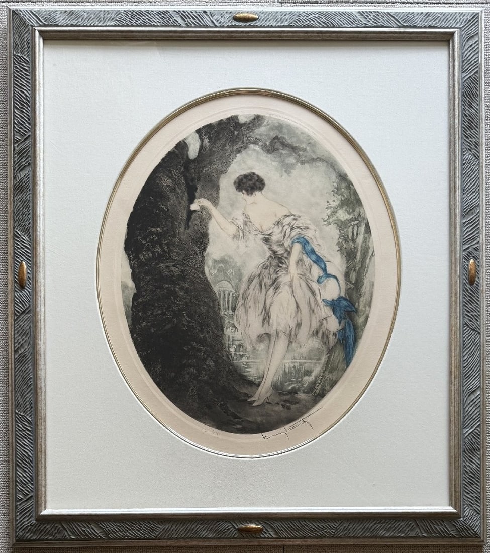 Hand Signed Seal Louis Icart Framed Hiding Place 1927 Etching: Hand Signed Seal Louis Icart Framed Hiding Place 1927 Etching Item Specifics: Artist: Louis Icart Unit Of Sale: Single Piece Image Orientation: Portrait Signed: Yes Period: Art Deco (1920-1940) Title: