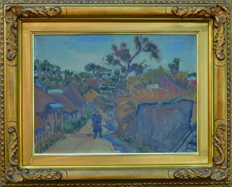 Woodblock print Japanese landscape by Yorozu Tetsugoro framed: Woodblock print Japanese landscape by Yorozu Tetsugoro framed Item Specifics: Artist: Yorozu Tetsugoro Subject: Landscape Material: Paper Style: Japanese Year Of Production: 2010 Product Disclaimer: P