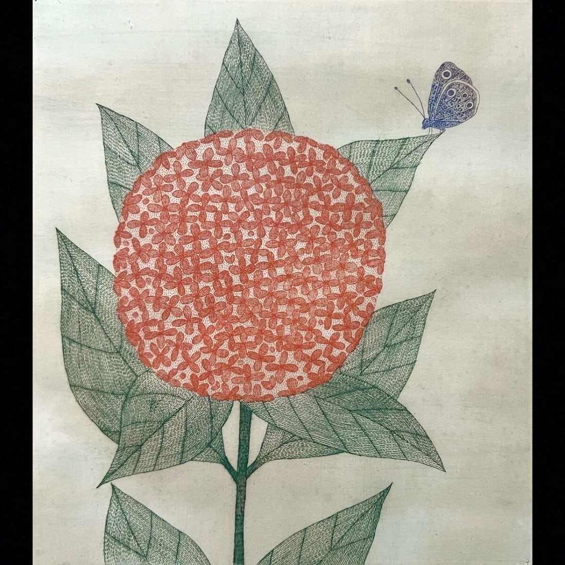 Keiko Minami Butterflies and Hydrangeas Etching Signed marked E.A Authentic: Keiko Minami Butterflies and Hydrangeas Etching Signed marked E.A Authentic Item Specifics: Type: Print Signed: Yes Size: Medium Theme: Art Framing: Framed Handmade: Yes Subject: Flowers Product Discl