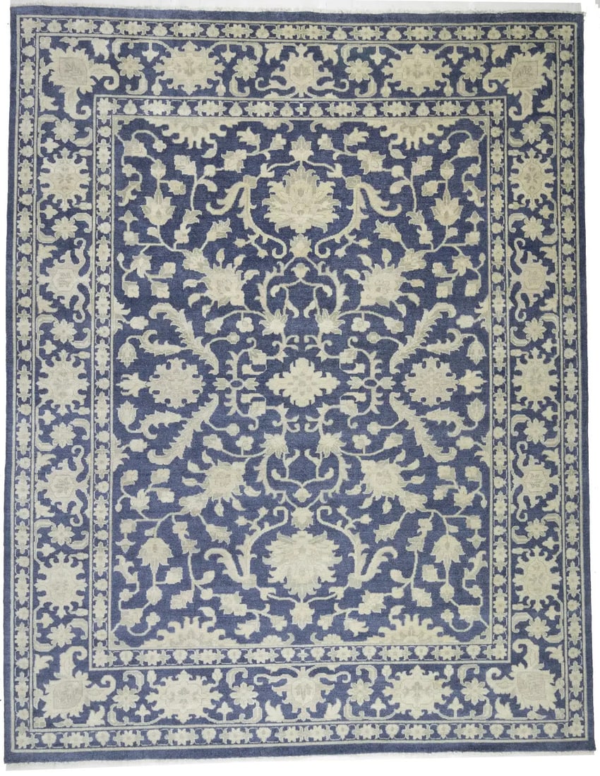 Handmade Transitional Muted Floral Rug Palatial Wool Oriental Carpet 12X15 Ft Hand-Knotted (1 of 19)