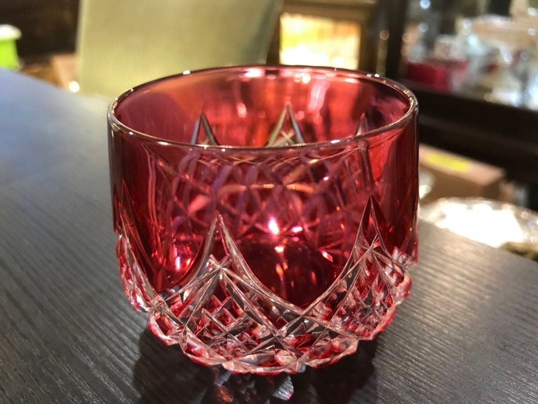 Colbert Goblet Red Baccarat Crystal Glass Wine Pre 1936 Antique (1 of 12)