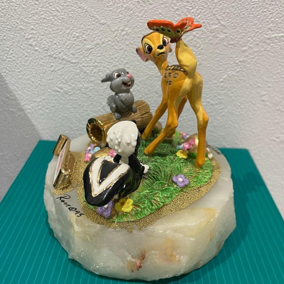 Bambi Ron Lee 1995 Figurine Thumper Flower Retro Sculpture Collector's item (1 of 10)