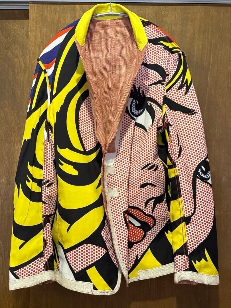 MENS JACKET REVERSIBLE Lichtenstein Design Art Mens Art Design Size Mens WATANABE: MENS JACKET REVERSIBLE Lichtenstein Design Art Mens Art Design Size Mens WATANABE Item Specifics: Outer Shell Material: Cotton Closure: Open Occasion: Casual Size: L Fabric Type: Woven Accents: Patchw