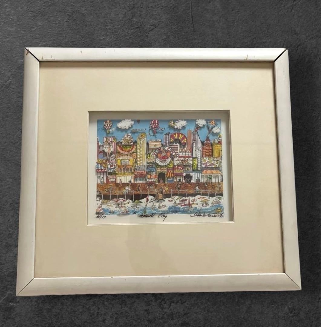 Art Silkscreen Signed Framed AP/ 47 3D Collectible Fazzino Atlantic City (1 of 14)