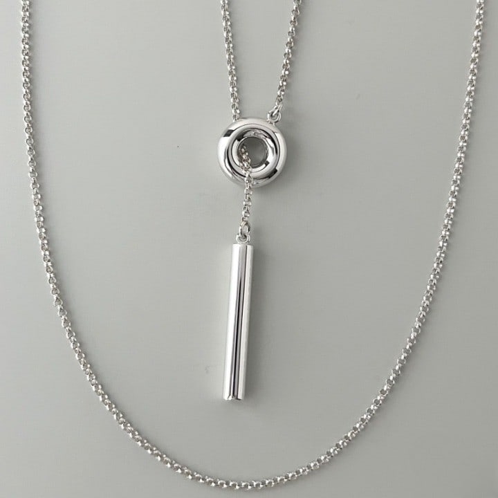 Sterling Silver 925 Adjustable Pendant Necklace Lariat Kim Buck Georg: Sterling Silver 925 Adjustable Pendant Necklace Lariat Kim Buck Georg Item Specifics: Brand: Georg Jensen Type: Necklace Metal Purity: 925 Color: Silver Style: Lariat Base Metal: Sterling Silver Mater