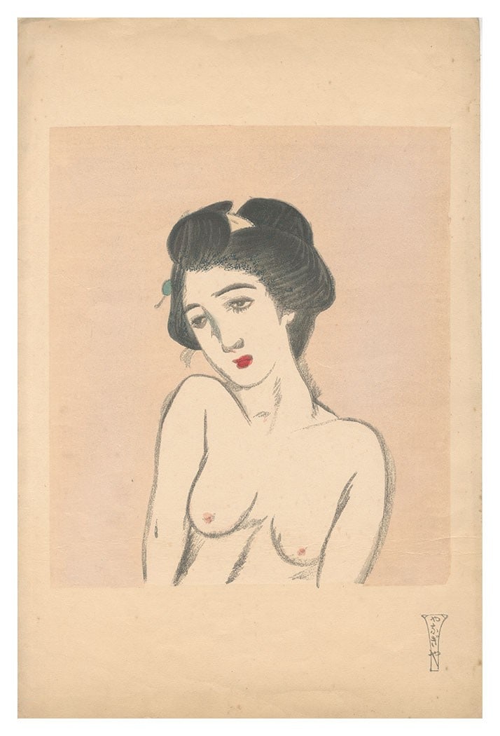 Takehisa Yumeji Japanese Woodblock Print Nude Yanagiya 1914 Onchi Koshiro: Takehisa Yumeji Japanese Woodblock Print Nude Yanagiya 1914 Onchi Koshiro Item Specifics: Artist: Takehisa Yumeji Subject: Nude Material: Paper Style: Japanese Size: 28.3 x 24.7 cm Year Of Production: