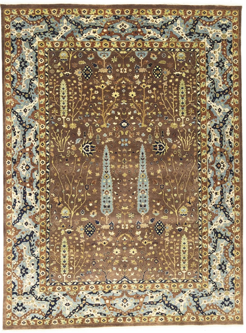Vintage Hand-Knotted Oriental Rug Traditional Floral Home Decor Carpet 9X12 Ft Hand-Knotted: Vintage Hand-Knotted Oriental Rug Traditional Floral Home Decor Carpet 9X12 Ft Hand-Knotted Hand-knotted in traditional Oriental style, this 9x12 ft rug boasts a stunning floral pattern in muted tones