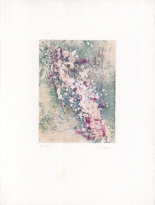 Camille Bryen 1969 Signed Etching Christopher Columbus Marcel Duchamp Ltd 125 (1 of 7)