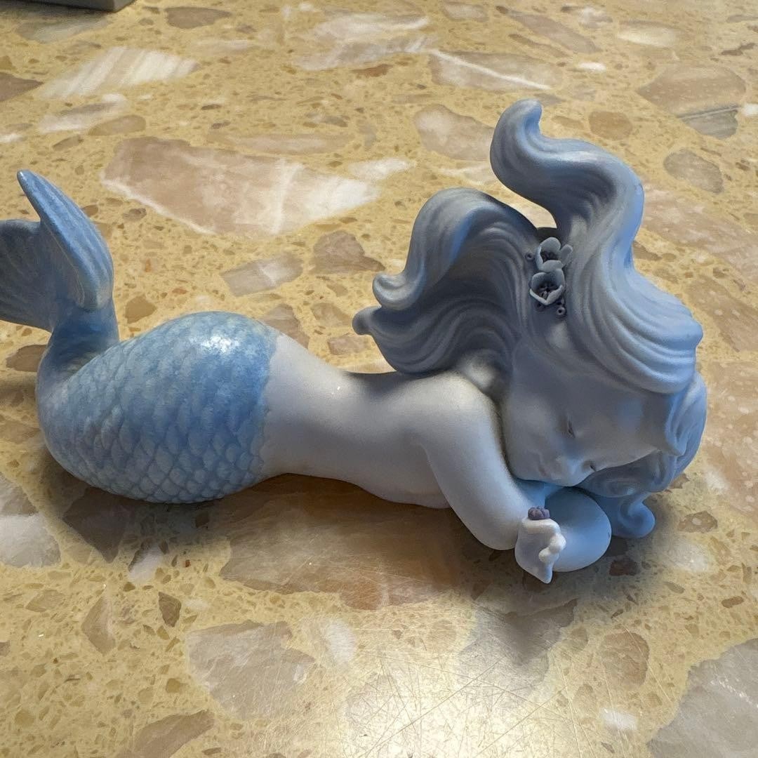 Collector's LLADRO item Porcelain Mermaid Figurine Obon reduction Price (1 of 3)