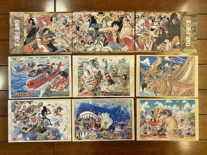 Japanese Manga Print Eiichiro Oda Postcard Goods Exhibition Sign F/ S (1 of 3)