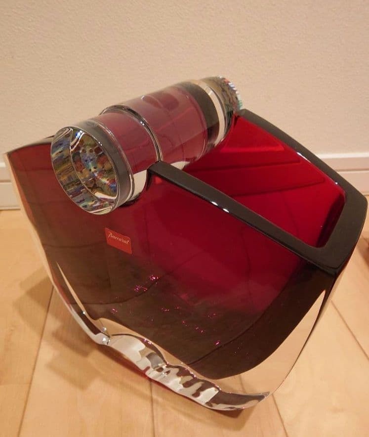 Oceanie Vase Baccarat Red Clear Millefiori Gradient French Crystal Decor: Oceanie Vase Baccarat Red Clear Millefiori Gradient French Crystal Decor Item Specifics: Artist: Thomas Bastide Origin: French Antique: No Signed: Yes Color: Clear Red Material: Glass Item Length: 12 