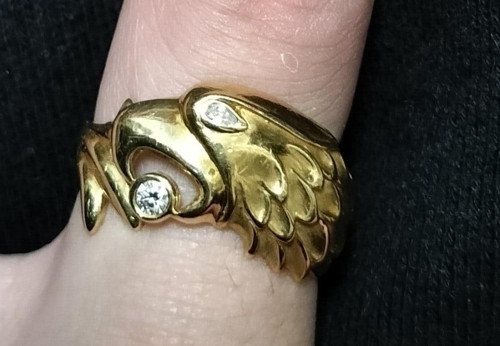 Carrera y Carrera Eagle Head Diamond 18k Yellow Gold Ring US 8 EU 56.5 Animal: Carrera y Carrera Eagle Head Diamond 18k Yellow Gold Ring US 8 EU 56.5 Animal Item Specifics: Number Of Diamonds: 1 Shape: Eagle Head Occasion: Anniversary Birthday Christening Christmas Engagement Gr