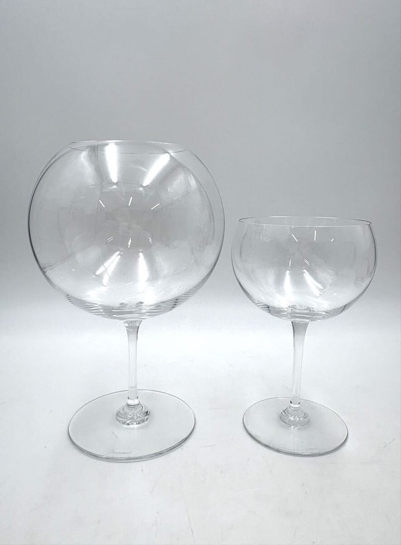 Baccarat Degustation Romane-Conti Wine Glass Set of 2 French Crystal Drinkware (1 of 6)