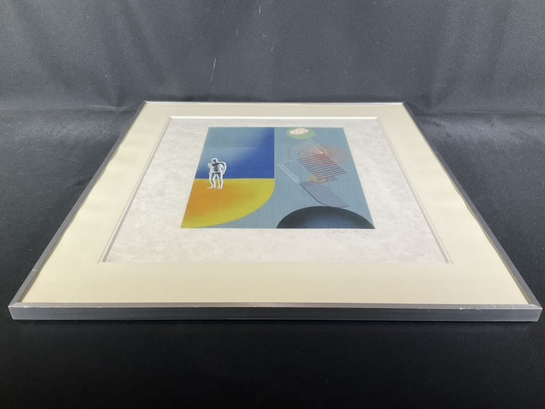 Vasarely Discourse on Method Silkscreen Signed Limited Framed - 8