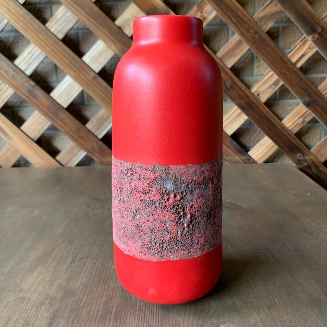 Heath Ceramics Adam Silverman Red Vase Rare Studio Pottery 8.27" collectible (1 of 6)