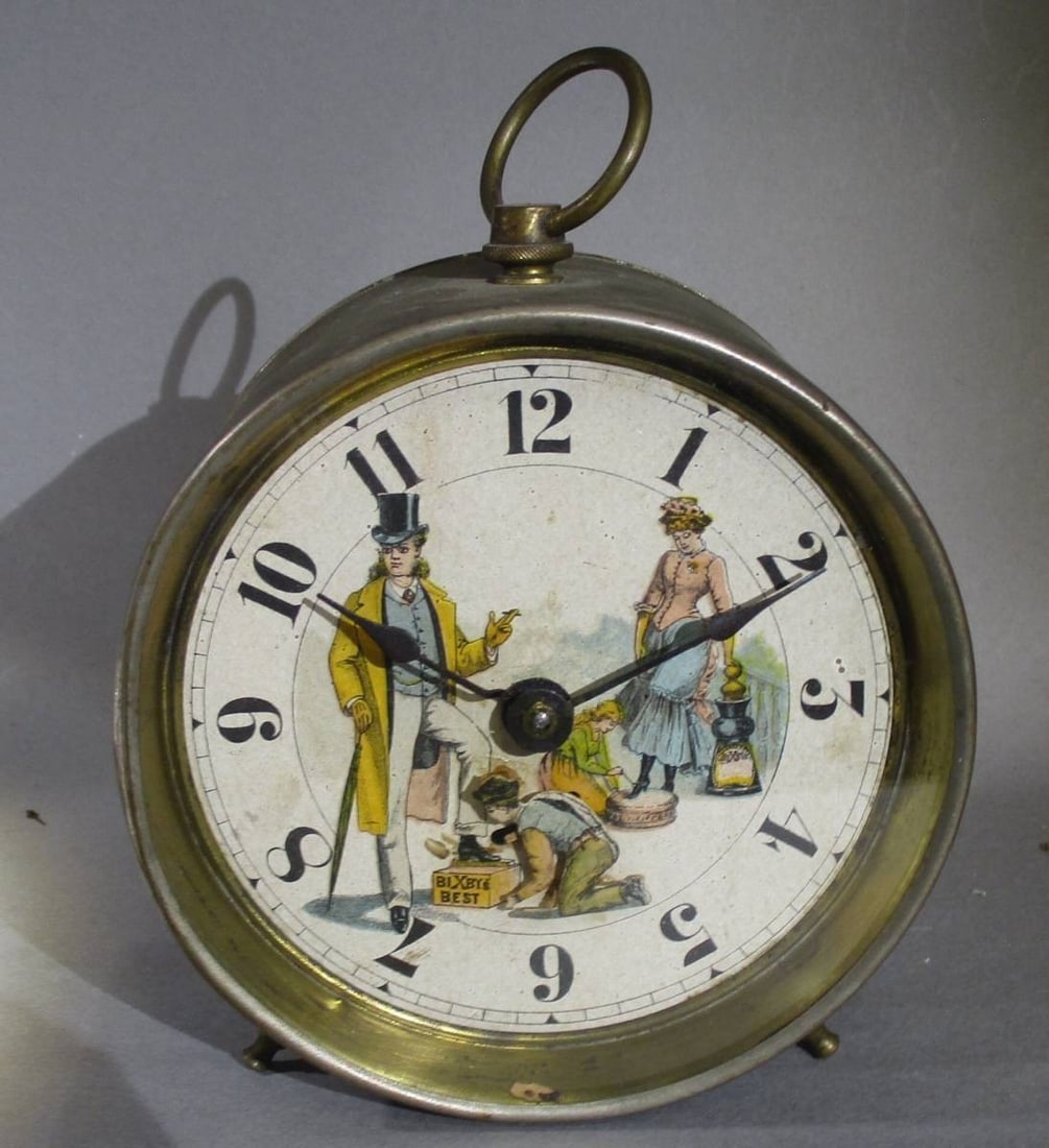 Antique Karakuri Table ClockMen's shoe shine Dial operation Rare Collectible: Antique Karakuri Table ClockMen's shoe shine Dial operation Rare Collectible Item Specifics: Antique: NA Shape: NA Autograph Format: NA Signed By: NA Power Source: NA Item Length: NA Vintage: NA Autog
