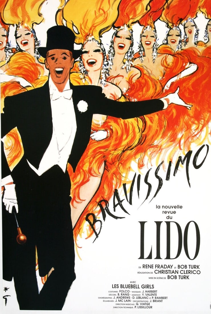 Bravissimo Excellent Lido On Linen A By Rene Gruau (1 of 3)