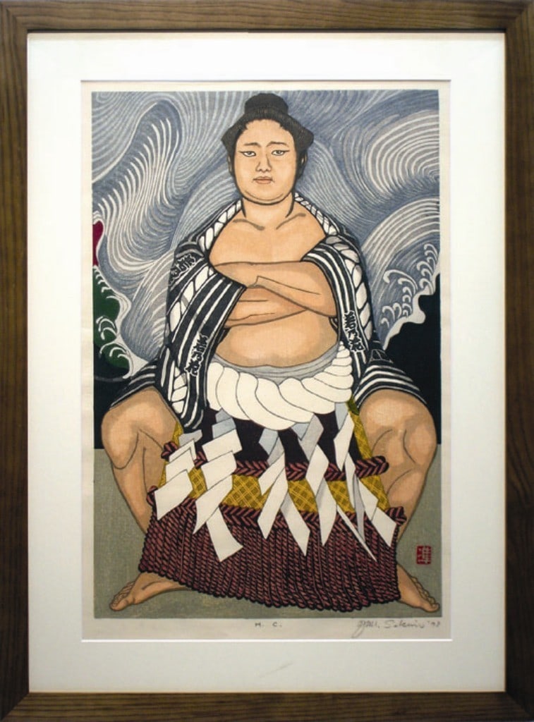 Junichiro Sekino Wakanohana Woodblock Print Signed numbered HC Framed Vintage: Junichiro Sekino Wakanohana Woodblock Print Signed numbered HC Framed Vintage Item Specifics: Type: print Size: 96.5x72.5cm(including frame) Region Of Origin: Japan Product Disclaimer: Please review t