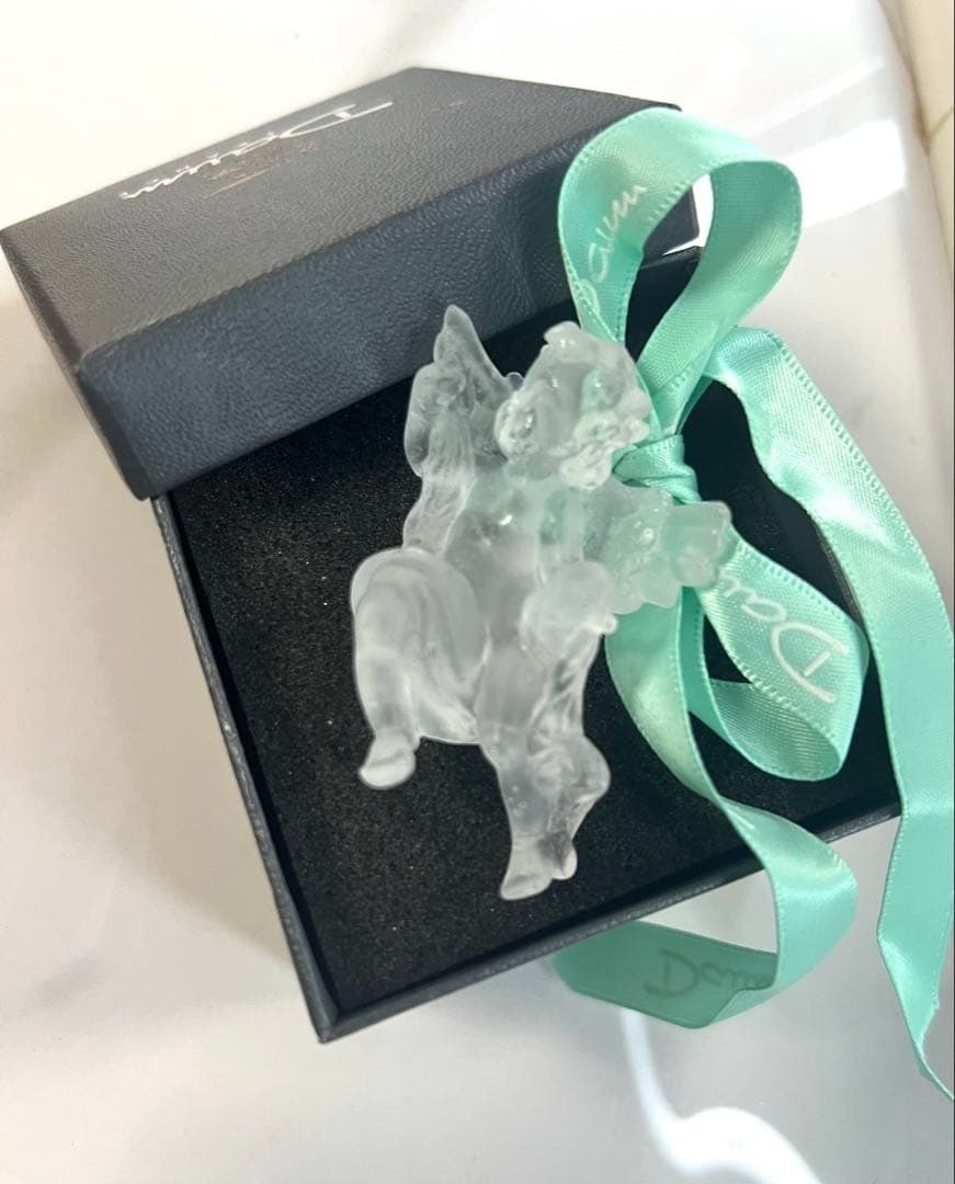 Daum France Glass Angel White Figurine Ornament Collectible Art Crystal Decor (1 of 5)