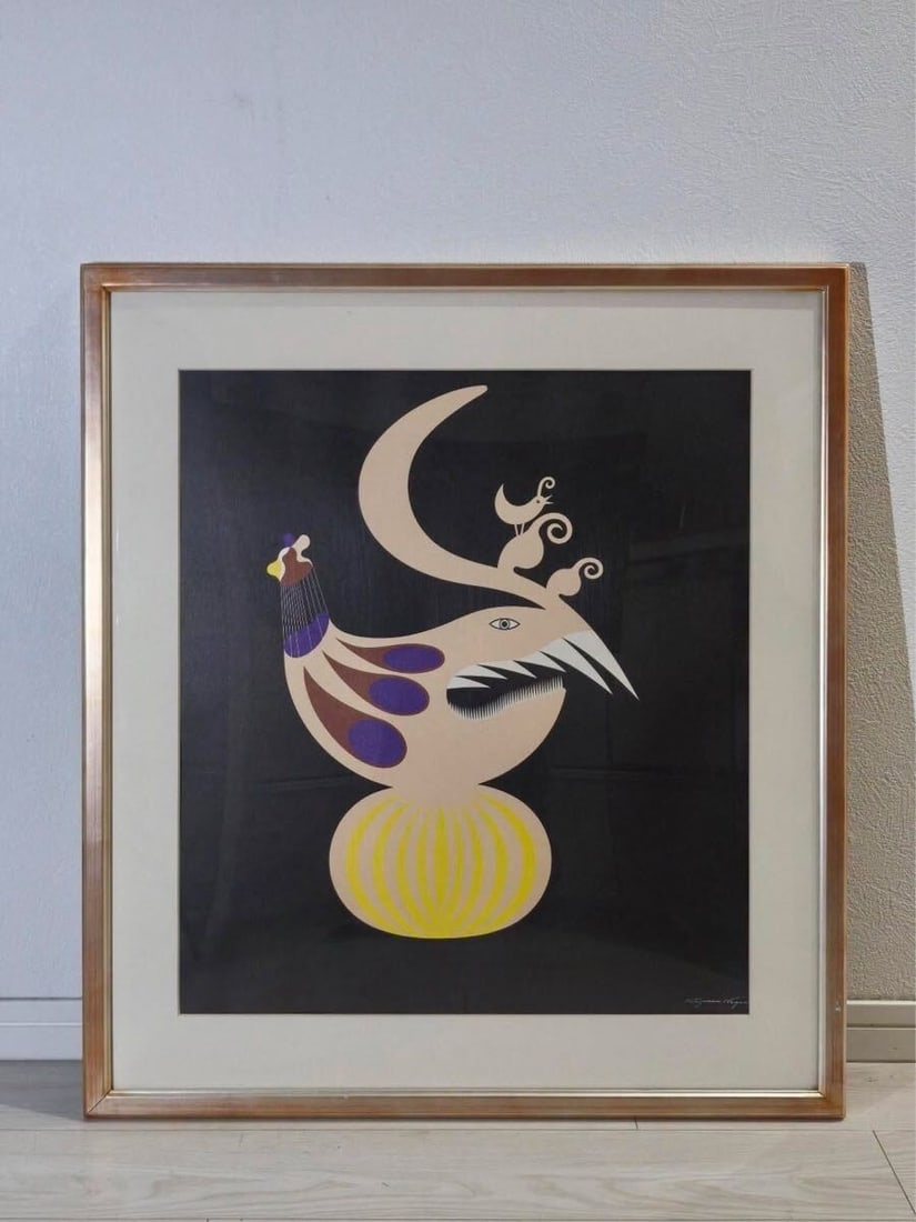 Signed Kazumasa Nagai Exhibition Poster Silkscreen Collectible 1990 (1 of 5)