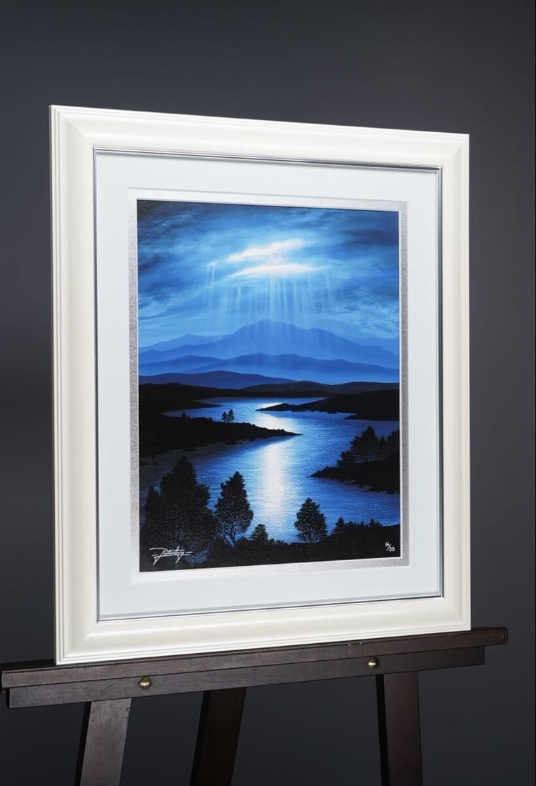 Jon Rattenbury Midnight Flow Giclee Signed ED 16/ 35 Framed Authentic (1 of 10)