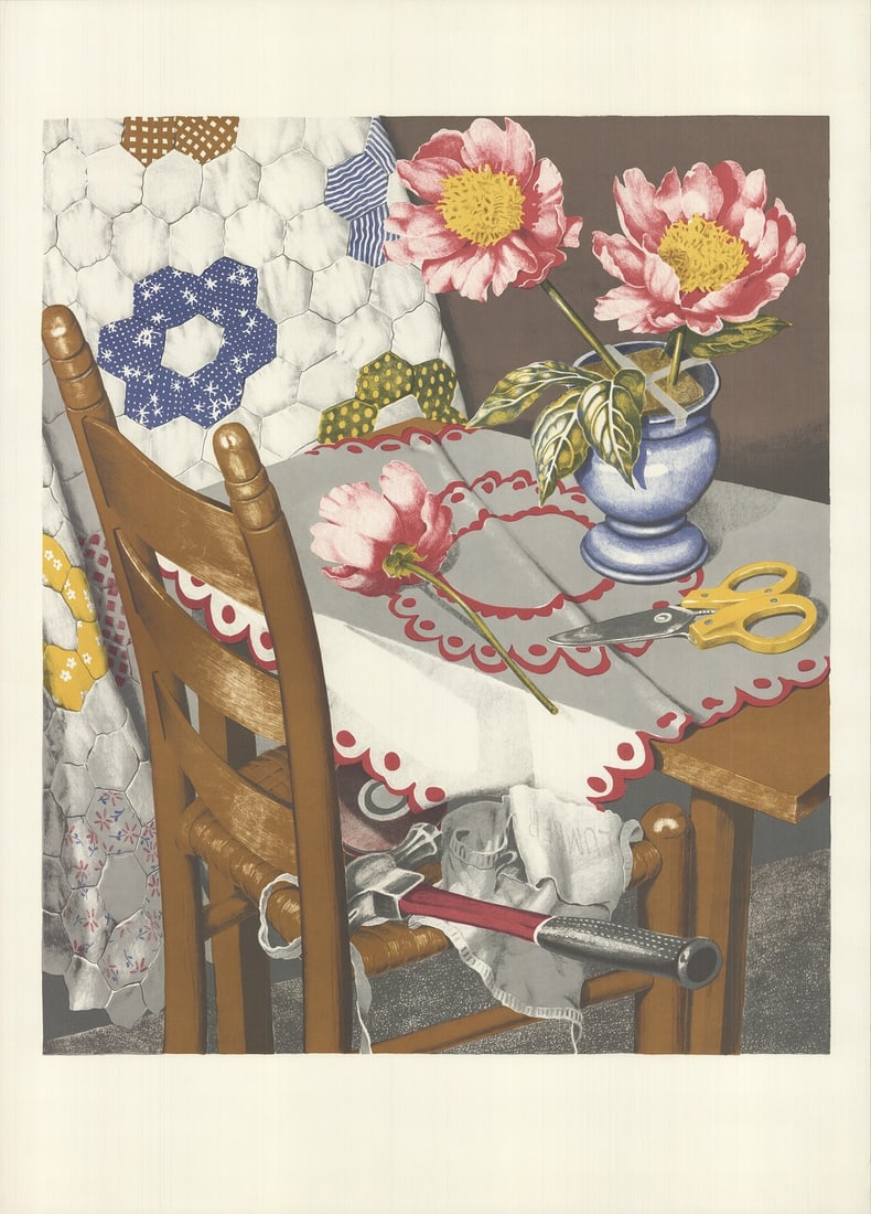 SONDRA FRECKELTON Celebration (No Text) 36.25" x 26" Lithograph 1983 Contemporar (1 of 1)