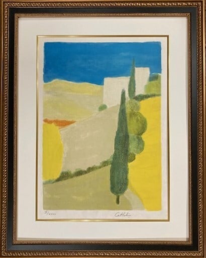 BERNARD CATHELIN Environs de Toscane Lithograph Signed ED II/ XXXV Framed: BERNARD CATHELIN Environs de Toscane Lithograph Signed ED II/ XXXV Framed Item Specifics: Type: Print Product Disclaimer: Please review the full description and photos. Lithographs may be plate-signed