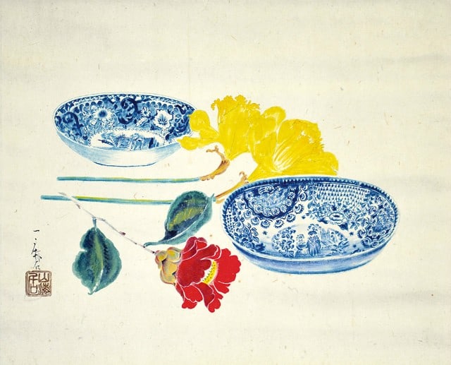 Blue Narcissus Flowers on White Plate Still Life Woodblock Print by Oda Kazuma: Blue Narcissus Flowers on White Plate Still Life Woodblock Print by Oda Kazuma Item Specifics: Artist: Oda Kazuma Subject: Still Life with Narcissus and Ceramics Material: Paper Style: Japanese Year