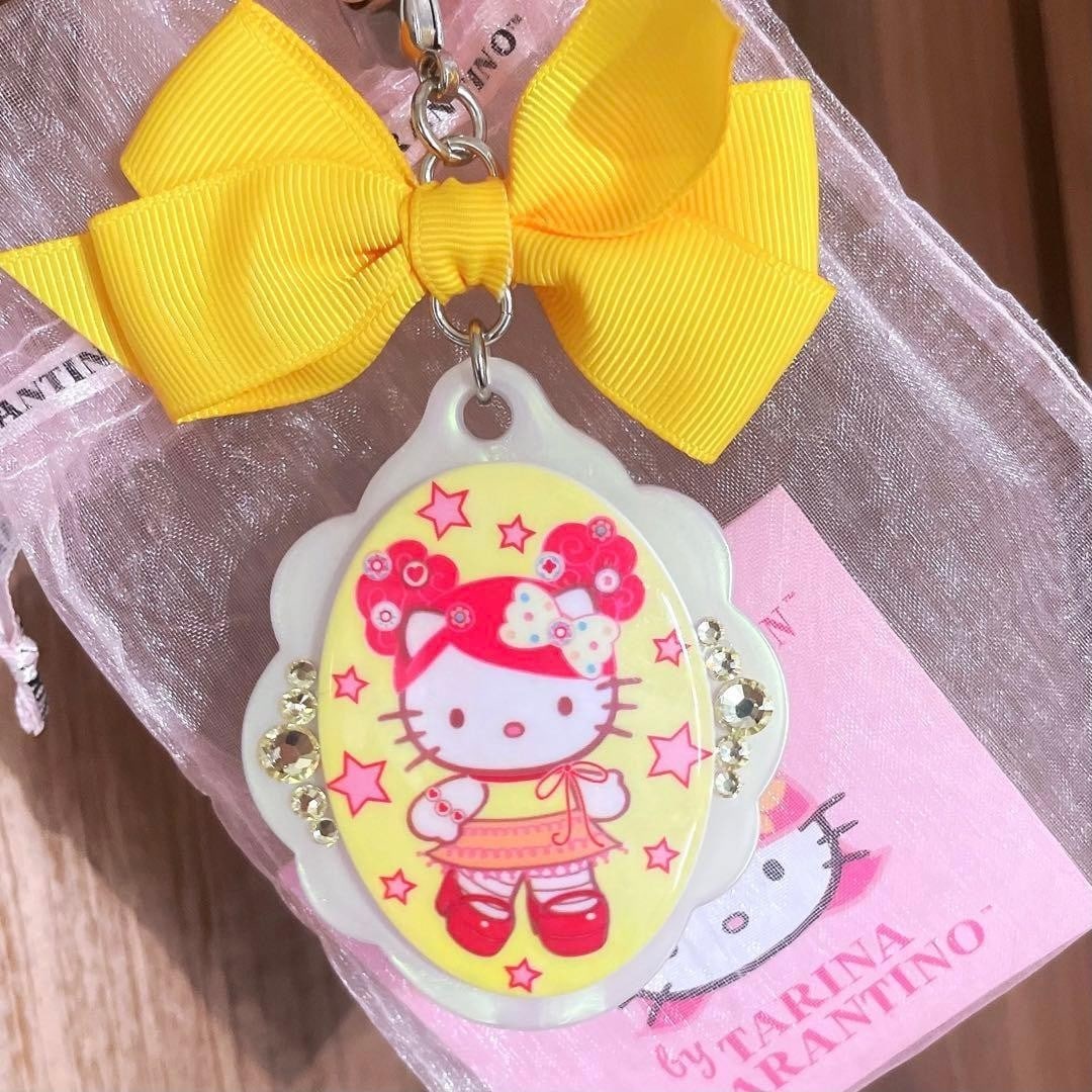 Unused Tarina Keychain Hair Ribbon Pink Hello Kitty Charm Bag: Unused Tarina Keychain Hair Ribbon Pink Hello Kitty Charm Bag Item Specifics: Brand: NO BRAND Country: Japan Original/Reproduction: Original Style: Cute Kawaii Product Disclaimer: All collectibles are