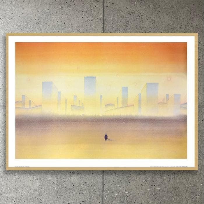 Jean-Michel Folon Alone 1975 Poster Signed Framed collectible Art Print: Jean-Michel Folon Alone 1975 Poster Signed Framed collectible Art Print Item Specifics: Artist: Jean-Michel Folon Unit Of Sale: Single Piece Size: Large Region Of Origin: France Personalize: No Handma