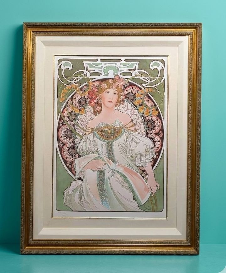 Alphonse Mucha Foundation Lithograph Reverie 1898 Limited 300 JP Raymond (1 of 12)