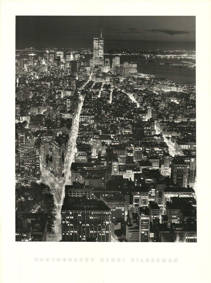 HENRI SILBERMAN World Trade Center from the Empire State Building 47.25" x 35.5" (1 of 4)